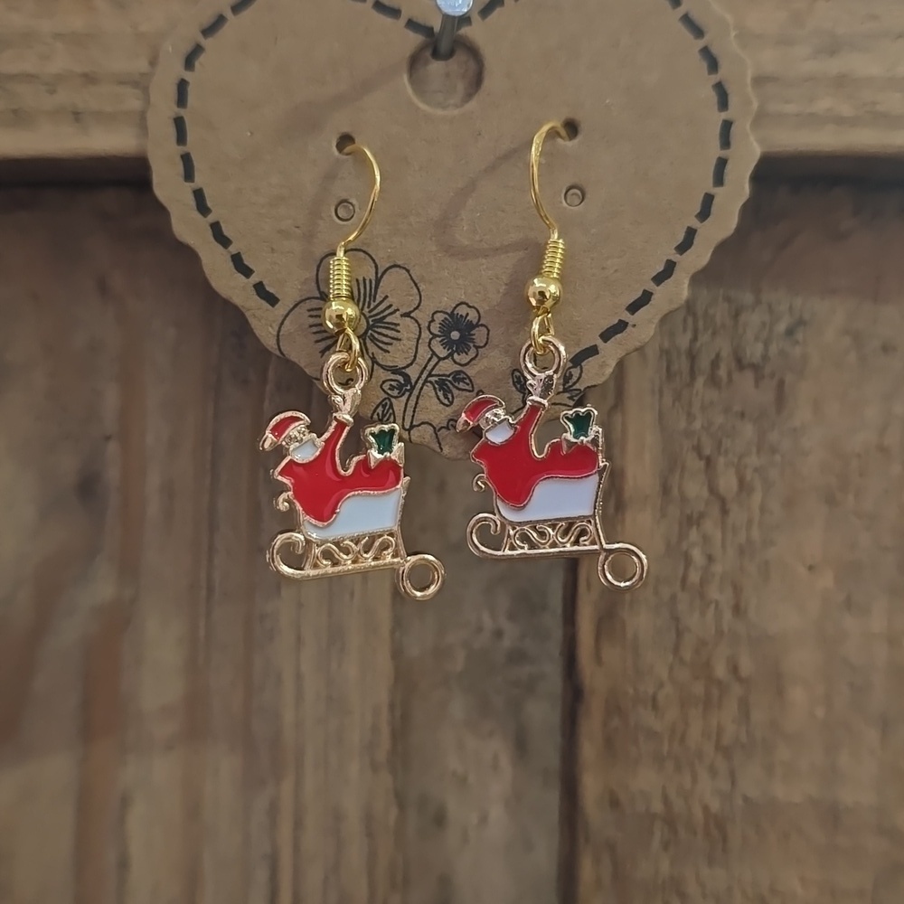 Santa Earrings